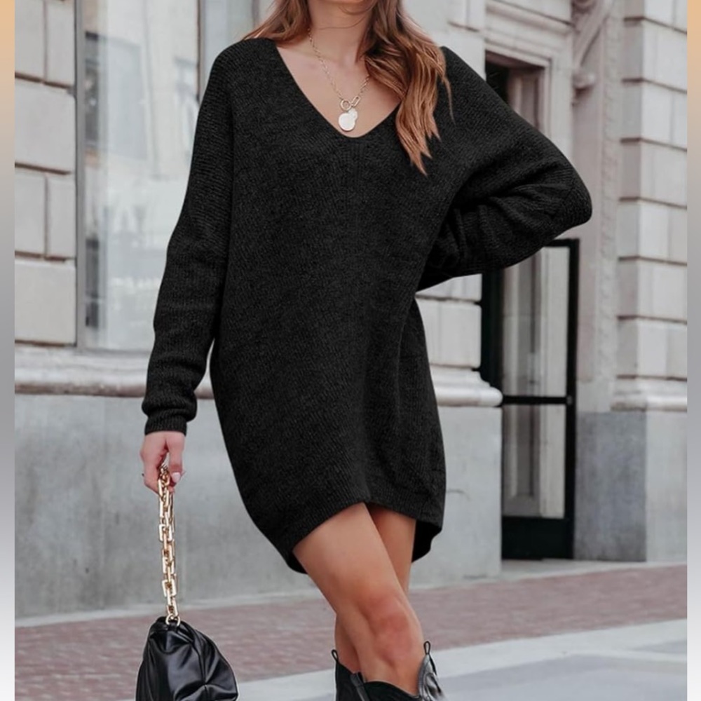 Black Sweater Dress